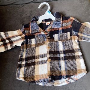 Unisex button down top